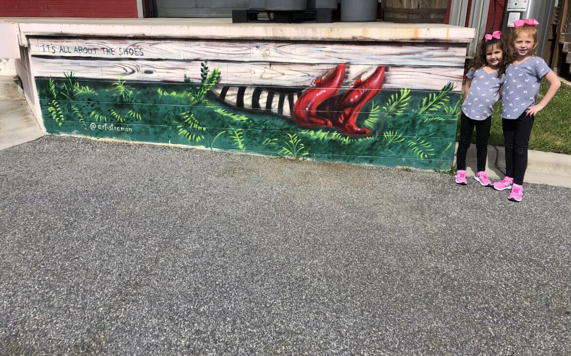 Outside Wall Art - Wizard of Oz in Greensboro, NC