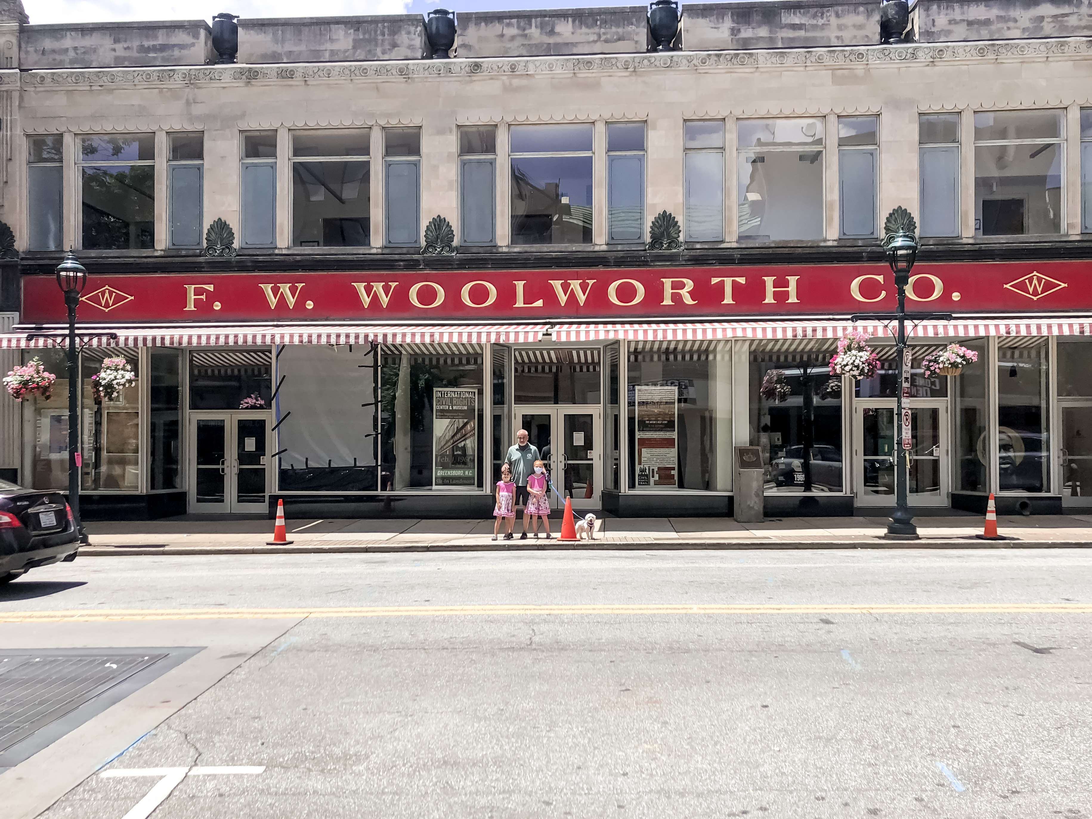 Woolworth Lunch Counter Sit-in in Greensboro, NC. Birthplace of the Civil Rights Movement. 
