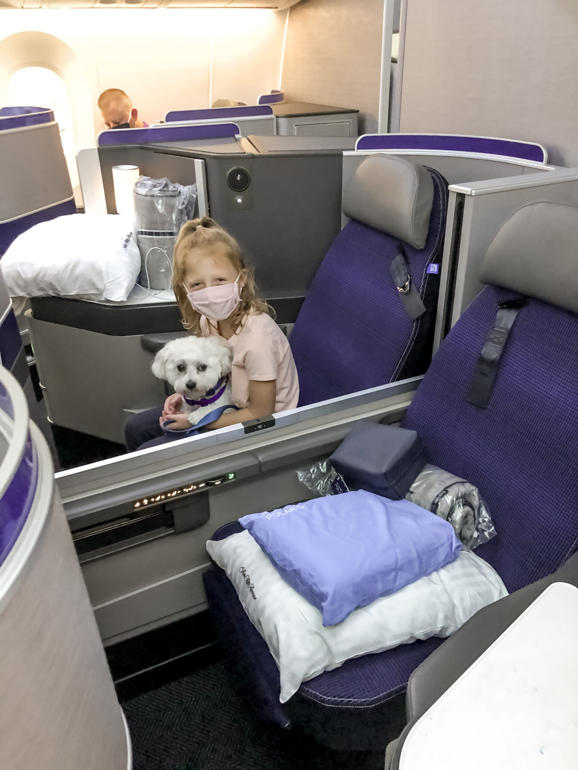 United Polaris Sleeper Seats - IAD to Zurich