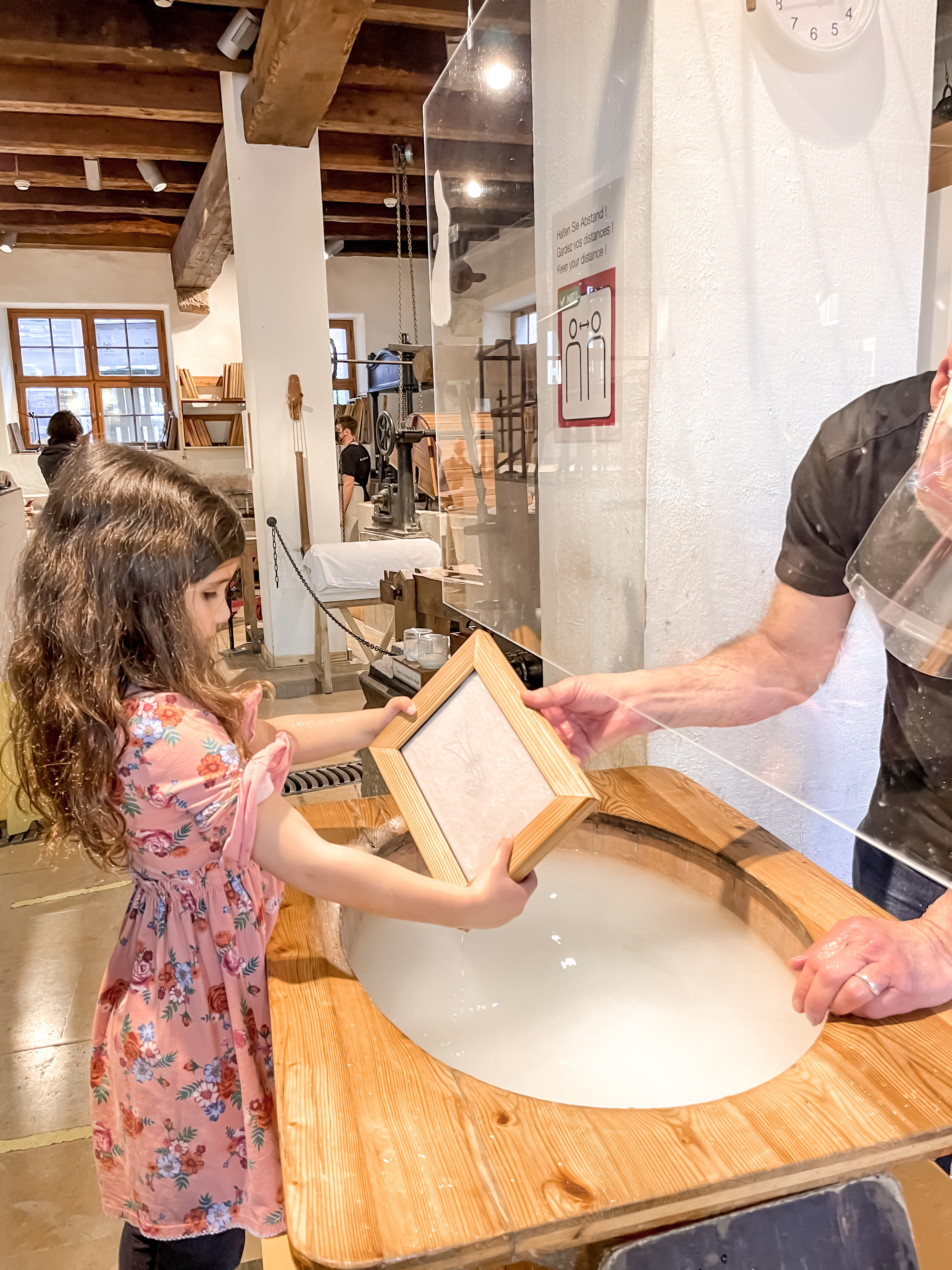Making Paper at the Basler Papiermühle - Ten Amazing Museums for Kids in Switzerland