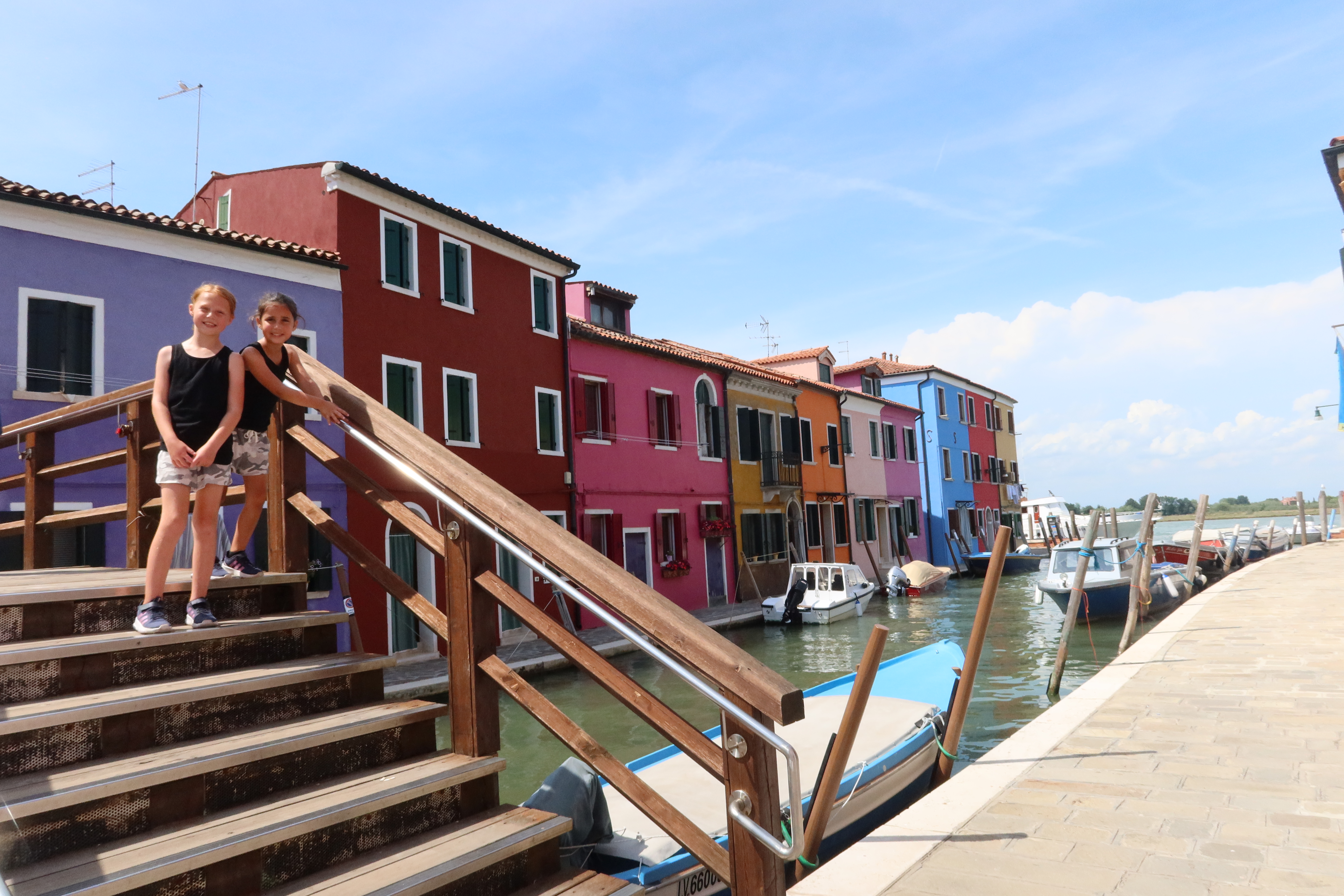 Burano Colored Houses - One Weekend in Venice with Kids
