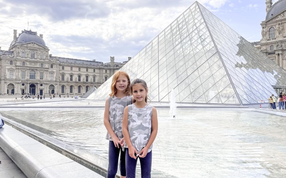 Outside of the Louvre - One Weekend In Paris with kids