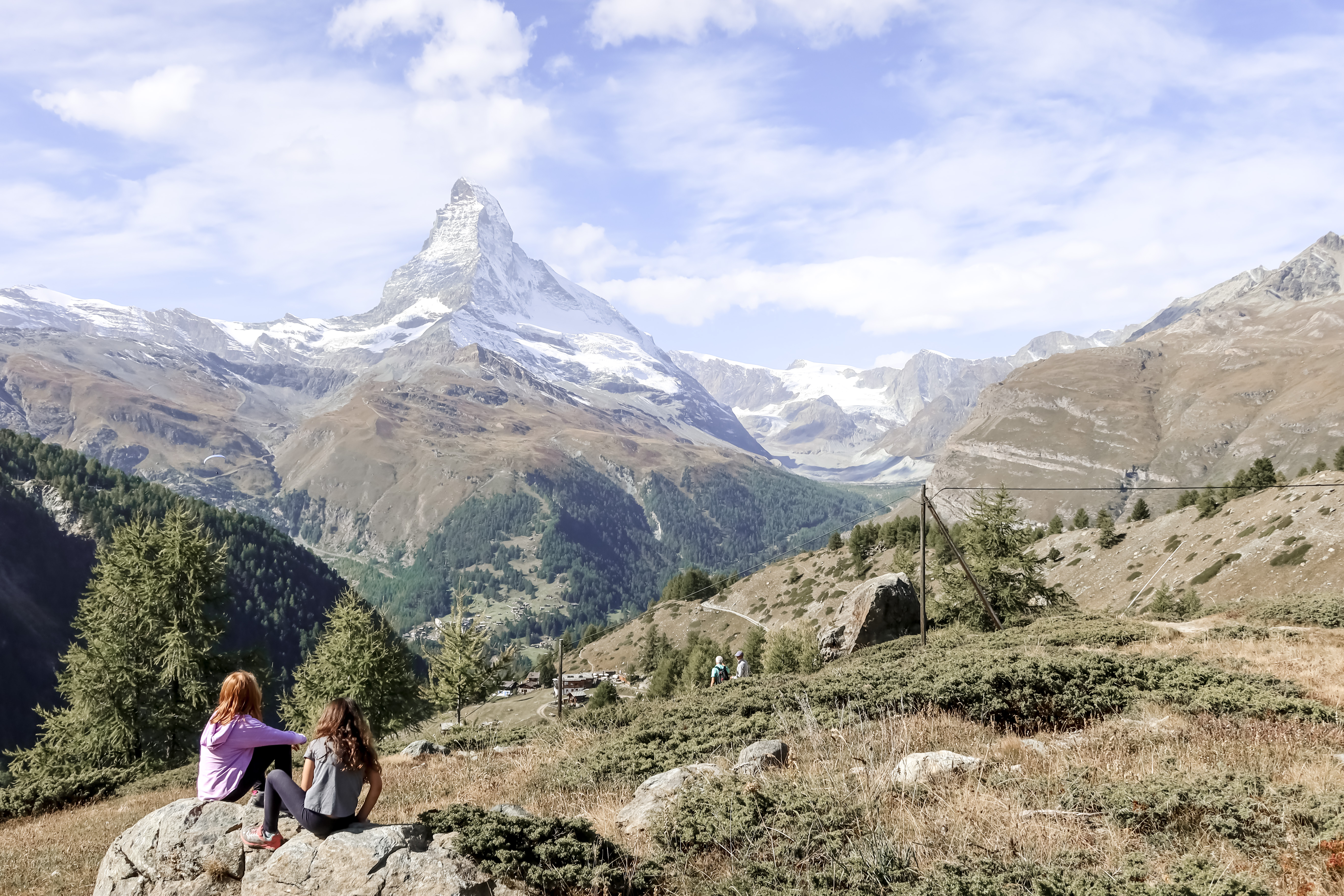 Matterhorn Views on the Hike from Sunnegga to Zermatt - Is Zermatt Fun in the Fall