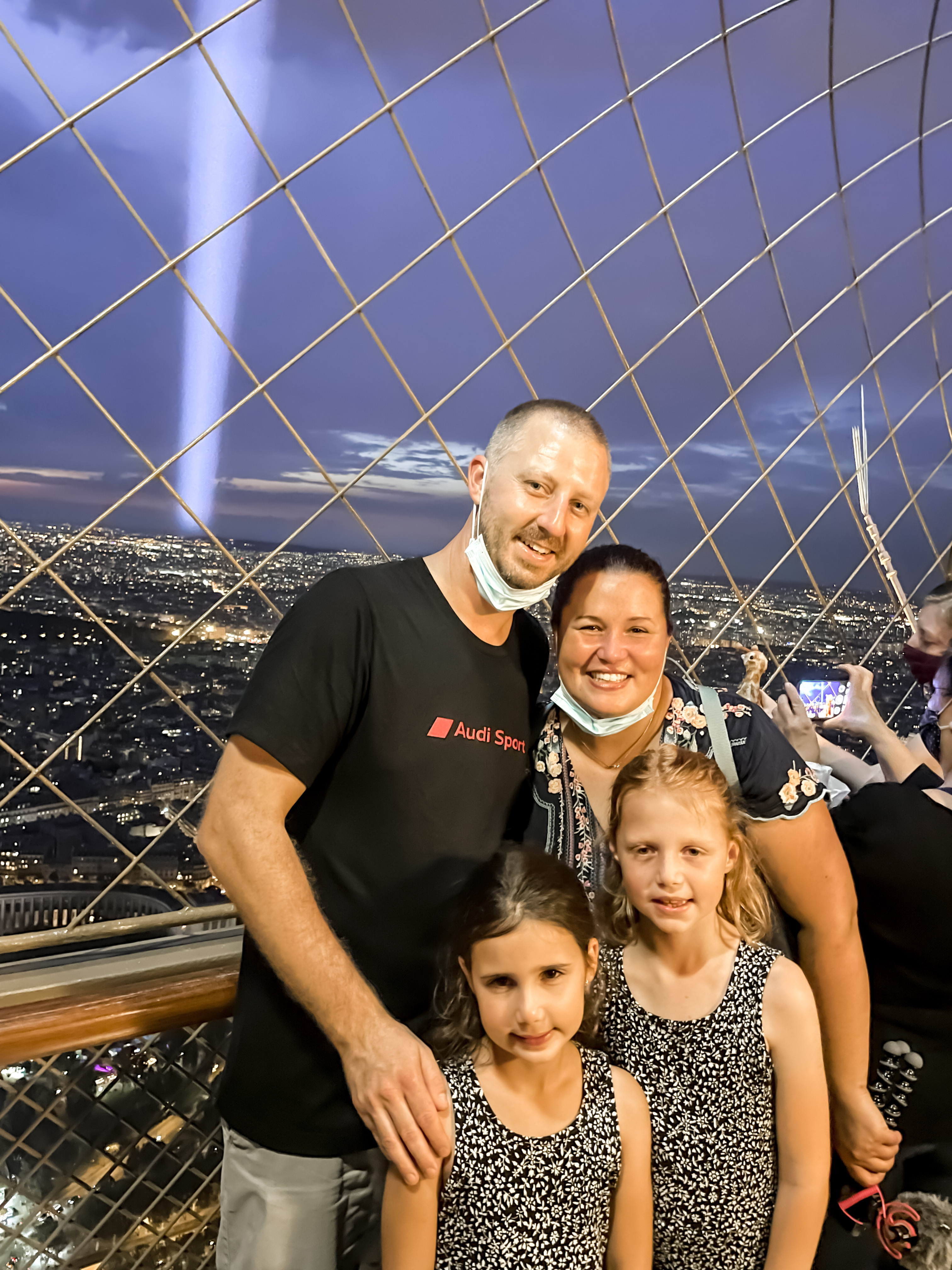 Top of the Eiffel Tower - One Weekend in Paris with kids