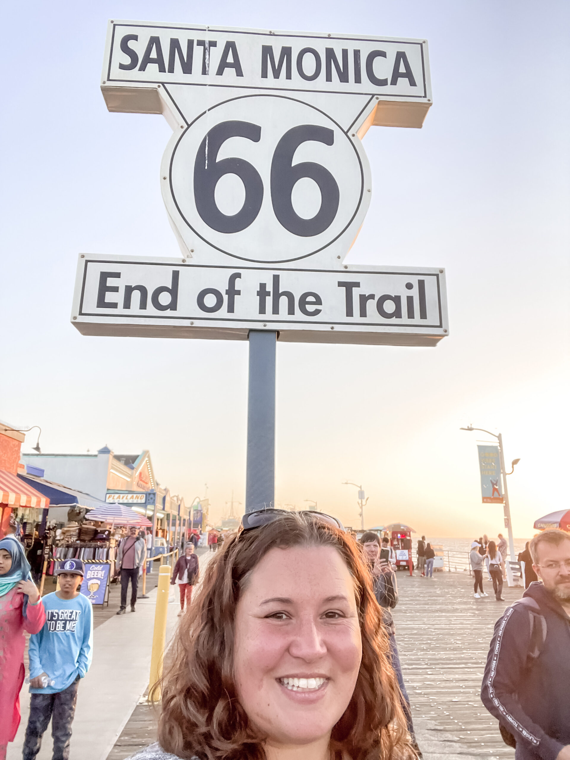 Santa Monica Pier - Route 66 End Sign - What should we see in Los Angeles?  
